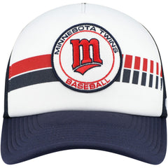 White/Navy Minnesota Twins '47 Cooperstown Collection Wax Pack Express Trucker Adjustable Hat