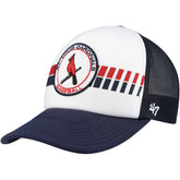 White/Navy St. Louis Cardinals '47 Cooperstown Collection Wax Pack Express Trucker Adjustable Hat