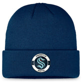 NHL Seattle Kraken Fanatics Authentic Pro Training Camp Cuffed Knit Hat