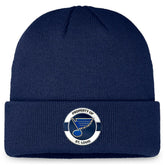 NHL St. Louis Blues Fanatics Authentic Pro Training Camp Cuffed Knit Hat