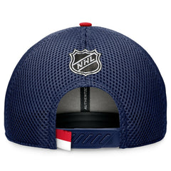 NHL Columbus Blue Jackets Fanatics 2024 NHL Draft On Stage Trucker Adjustable Hat