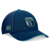 NHL Seattle Kraken Fanatics 2024 NHL Draft On Stage Trucker Adjustable Hat