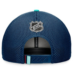 NHL Seattle Kraken Fanatics 2024 NHL Draft On Stage Trucker Adjustable Hat