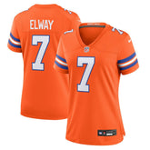 John Elway Women's Mile High Collection 1977 Throwback Player Game Jersey - Denver Broncos Jerseys