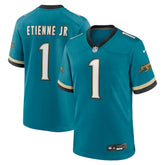Travis Etienne Jr Prowler Throwback Player Game Jersey - Jacksonville Jaguars Jerseys