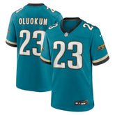 Foye Oluokun Prowler Throwback Player Game Jersey - Jacksonville Jaguars Jerseys
