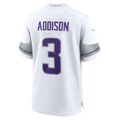 Jordan Addison Alternate Game Player Jersey - Minnesota Vikings Jerseys