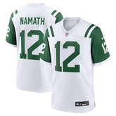Joe Namath Classic Alternate Retired Player Game Jersey - New York Jets Jerseys