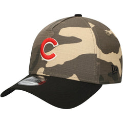 Chicago Cubs New Era Camo Crown A-Frame 9FORTY Adjustable Hat