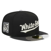 Black Chicago White Sox New Era Metallic Camo 59FIFTY Fitted Hat