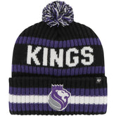 47 brand Sacramento Kings '47 Bering Cuffed Knit Hat with Pom