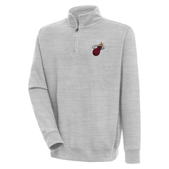 Miami Heat Antigua Victory Quarter-Zip Pullover Top