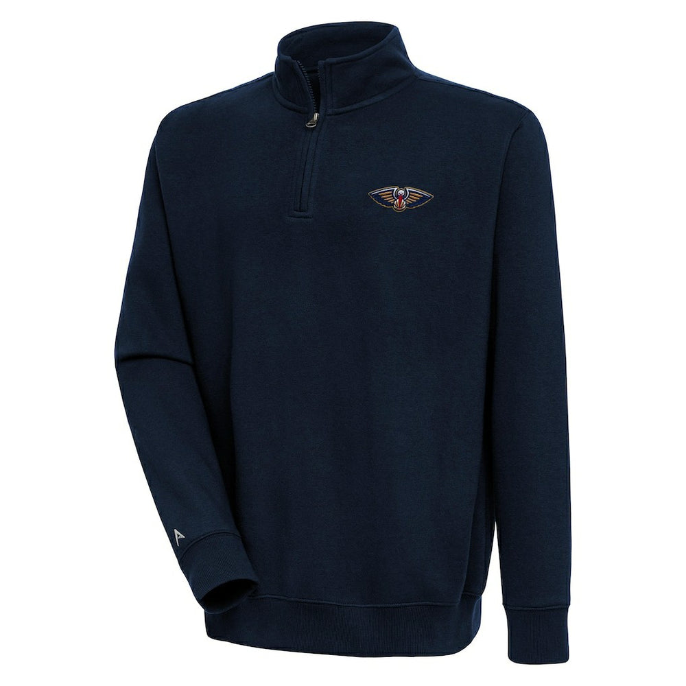 New Orleans Pelicans Antigua Victory Quarter-Zip Pullover Top