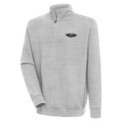 New Orleans Pelicans Antigua Victory Quarter-Zip Pullover Top