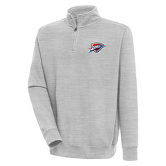 Oklahoma City Thunder Antigua Victory Quarter-Zip Pullover Top