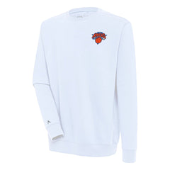 New York Knicks Antigua Victory Pullover Sweatshirt