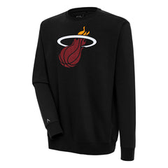 Miami Heat Antigua Victory Pullover Sweatshirt