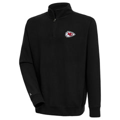 Antigua Victory Quarter-Zip Pullover Top - Kansas City Chiefs Pullover