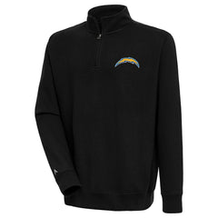 Antigua Victory Quarter-Zip Pullover Top - Los Angeles Chargers Pullover