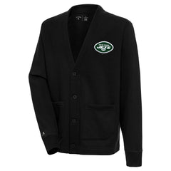 Antigua Victory Button-Up Cardigan - New York Jets