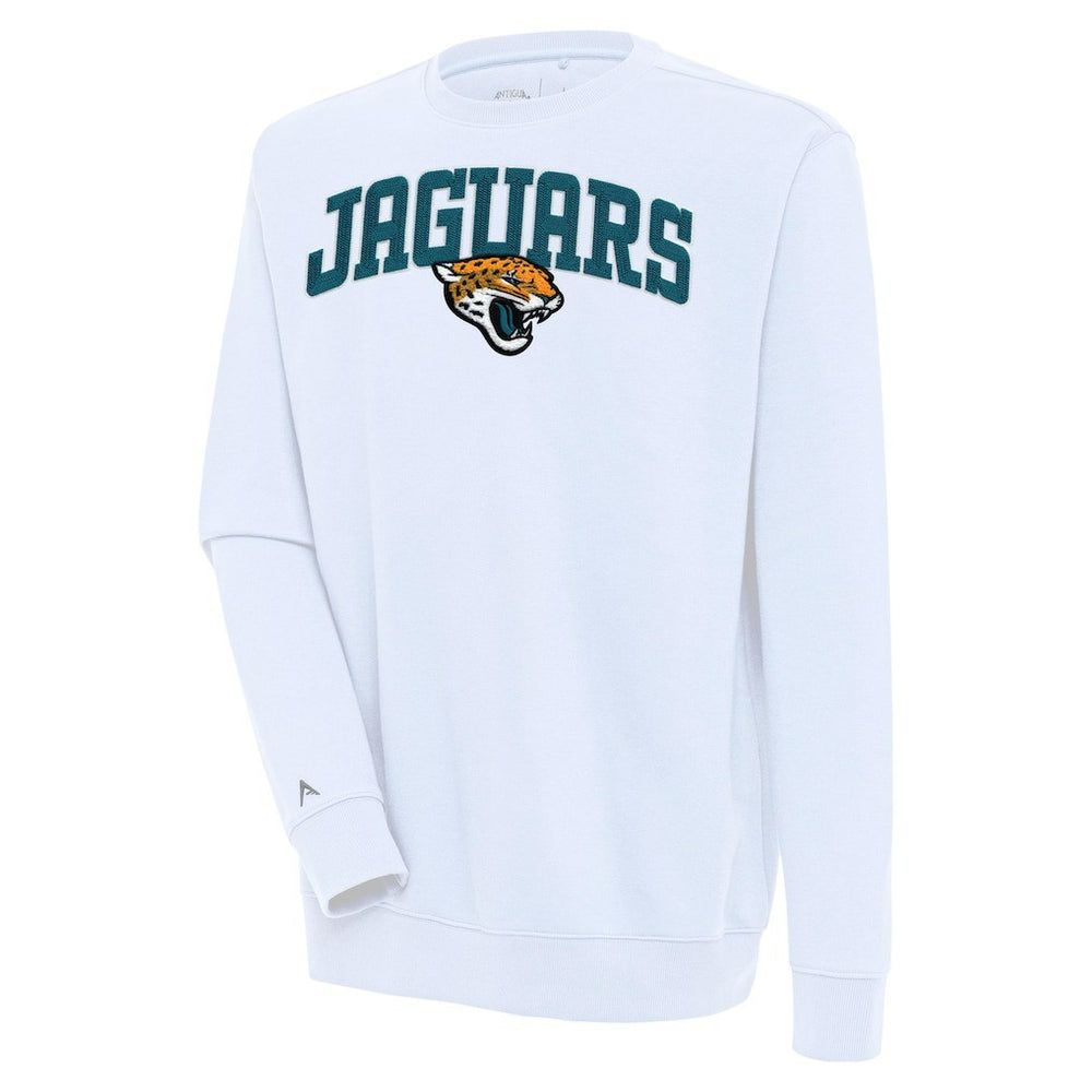 Antigua Victory Chenille Pullover Sweatshirt - Jacksonville Jaguars Pullover