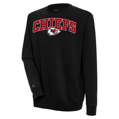 Antigua Victory Chenille Pullover Sweatshirt - Kansas City Chiefs Pullover