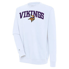 Antigua Victory Chenille Pullover Sweatshirt - Minnesota Vikings Pullover