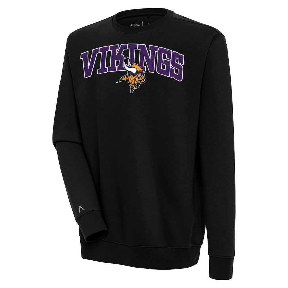 Antigua Victory Chenille Pullover Sweatshirt - Minnesota Vikings Pullover