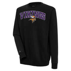 Antigua Victory Chenille Pullover Sweatshirt - Minnesota Vikings Pullover