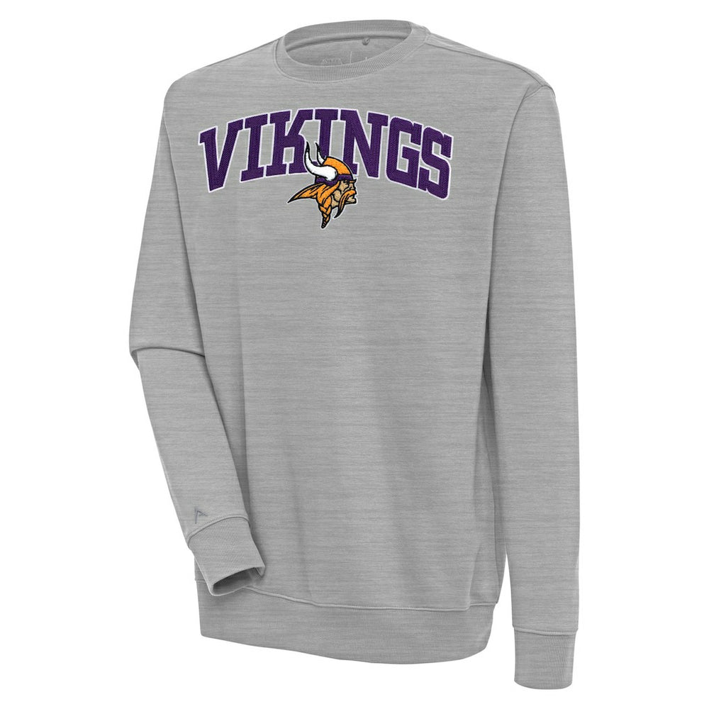 Antigua Victory Chenille Pullover Sweatshirt - Minnesota Vikings Pullover