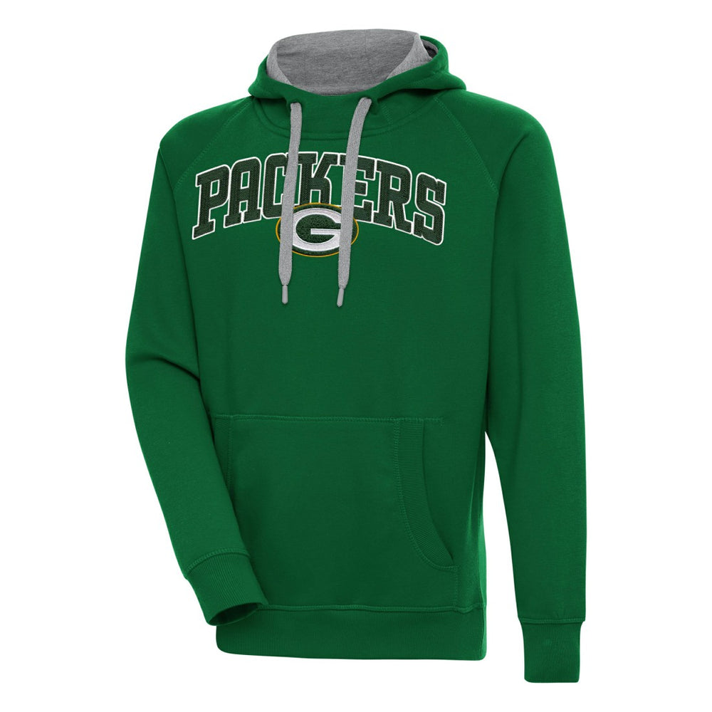 Antigua Victory Pullover Hoodie - Green Bay Packers Hoodies