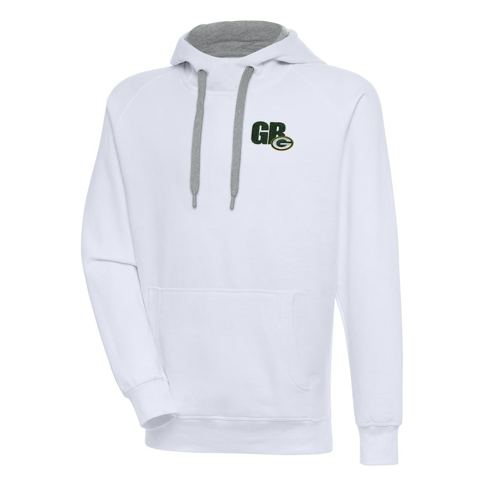 Antigua Victory Pullover Hoodie - Green Bay Packers Hoodies
