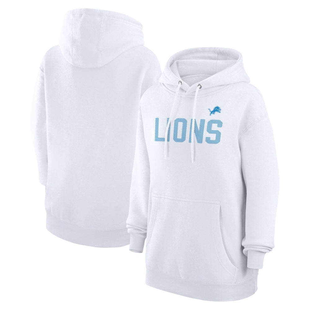G-III 4Her by Carl Banks Women's Dot Print Pullover Hoodie - Detroit Lions Hoodies