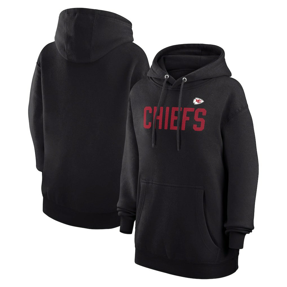 G-III 4Her by Carl Banks Women's Dot Print Pullover Hoodie - Kansas City Chiefs Hoodies