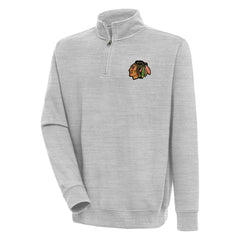 NHL Chicago Blackhawks Antigua Victory Quarter-Zip Pullover Top