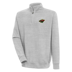 NHL Minnesota Wild Antigua Victory Quarter-Zip Pullover Top
