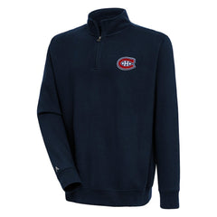 NHL Montreal Canadiens Antigua Victory Quarter-Zip Pullover Top