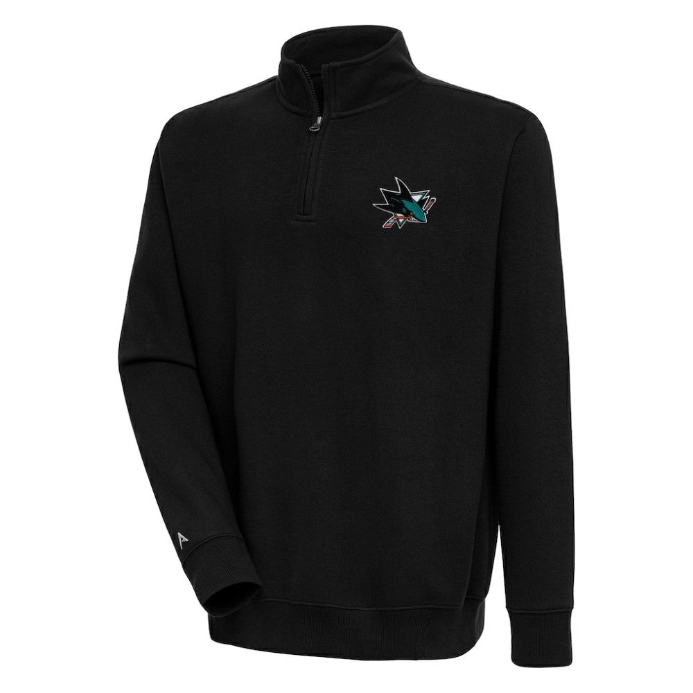 NHL San Jose Sharks Antigua Victory Quarter-Zip Pullover Top