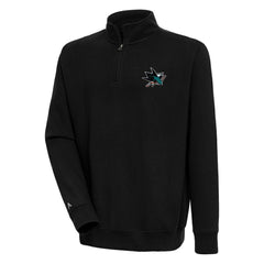NHL San Jose Sharks Antigua Victory Quarter-Zip Pullover Top