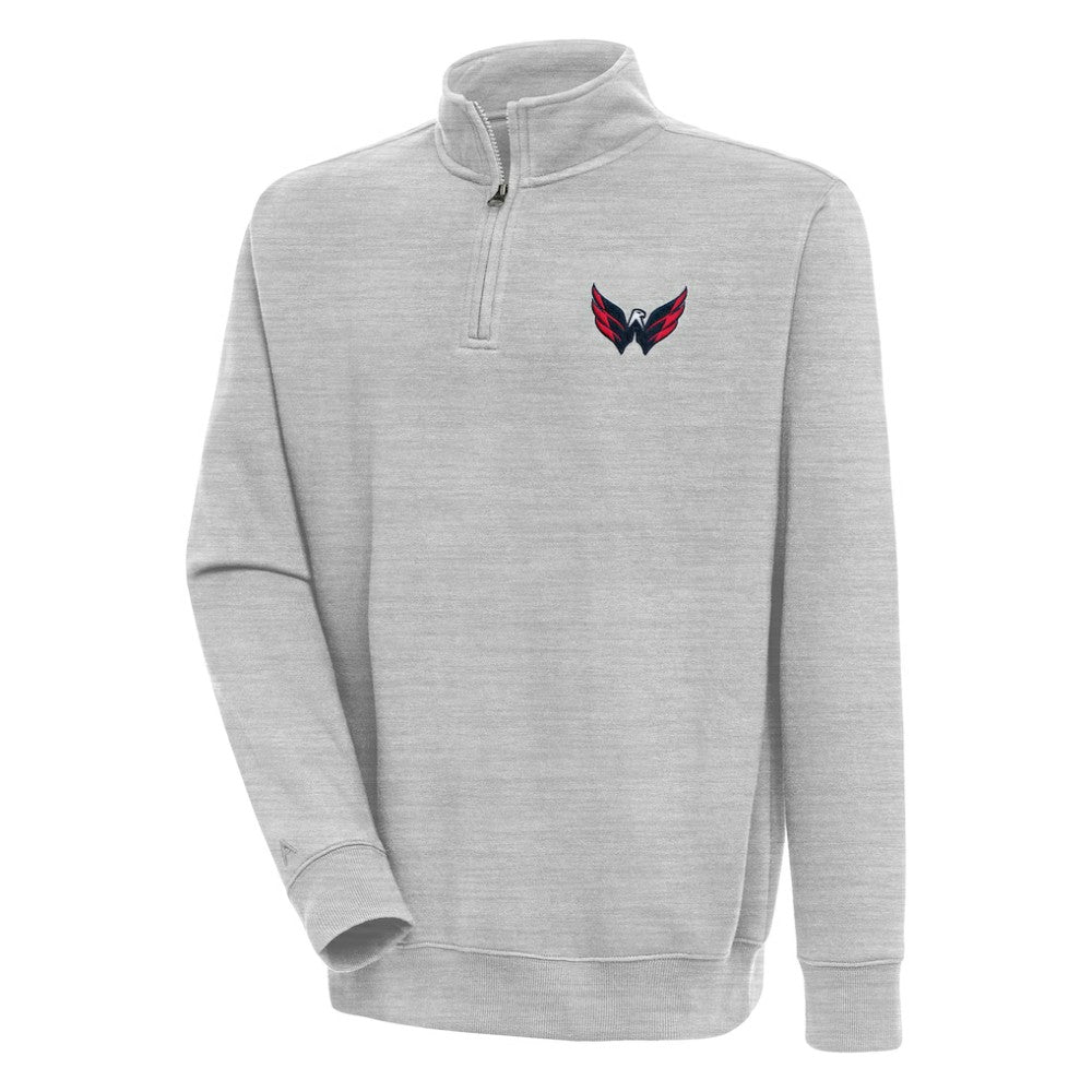 NHL Washington Capitals Antigua Victory Quarter-Zip Pullover Top