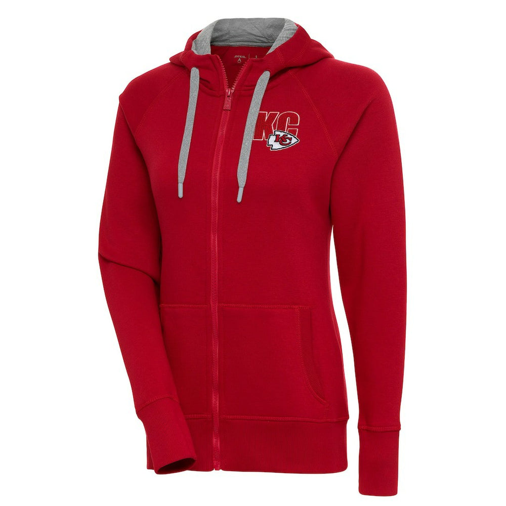 Antigua Women's Victory Full-Zip Hoodie - Kansas City Chiefs Hoodies
