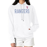 White Texas Rangers G-III 4Her by Carl Banks Women's Dot Print Pullover Hoodie