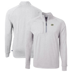 Cutter & Buck Big & Tall Adapt Eco Knit Quarter-Zip Pullover Top - Green Bay Packers Pullover