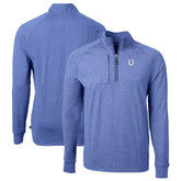 Cutter & Buck Big & Tall Adapt Eco Knit Quarter-Zip Pullover Top - Indianapolis Colts Pullover