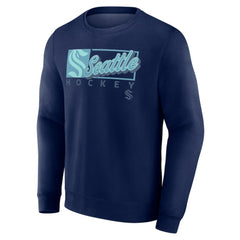 NHL Seattle Kraken Fanatics Focus Fleece Pullover Sweatshirt