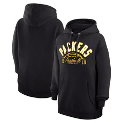 Starter Unisex Half Ball Team Fleece Pullover Hoodie - Green Bay Packers Hoodies