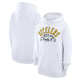 Starter Unisex Half Ball Team Fleece Pullover Hoodie - Pittsburgh Steelers Hoodies