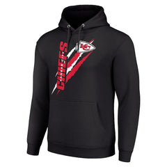 Starter Unisex Color Scratch Fleece Pullover Hoodie - Kansas City Chiefs Hoodies
