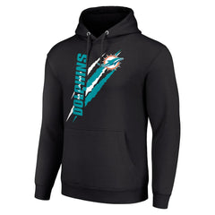 Starter Unisex Color Scratch Fleece Pullover Hoodie - Miami Dolphins Hoodies