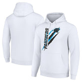 Starter Unisex Color Scratch Fleece Pullover Hoodie - Carolina Panthers Hoodies